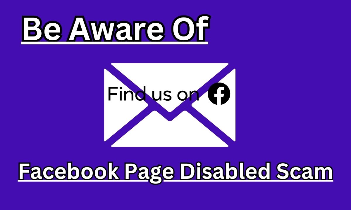 Facebook Page Disabled Scam