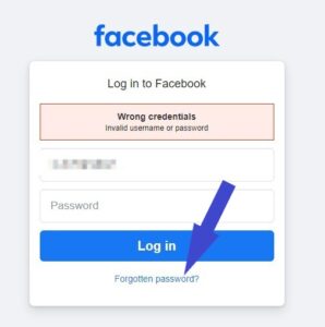 Below the password field, you'll see a link that says "Forgot Password?" Click on this link to initiate the password reset process.