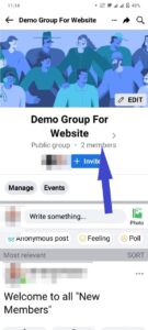 Tap on "Members" and "Members" to view the list.