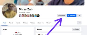 Go to the profile of the person you want to mute.
Click the "Friends" button located under the cover photo.