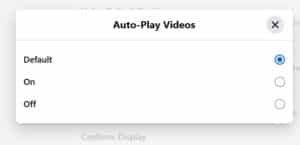 Select "Off" there to turn autoplay off entirely, ensuring that videos will no longer start playing unless you decide to engage them.